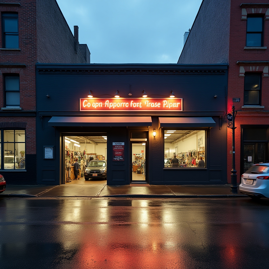Exterior view of Ambientdaygarden car care center on Brook Street Jersey City